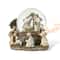 Glitzhome® Lighted Musical Snowflakes Nativity Scene Waterglobe